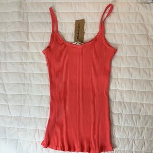 Michael Stars Teaberry Pink Tank Top